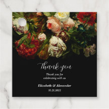 Boda de flores florales elegantes y románticas osc