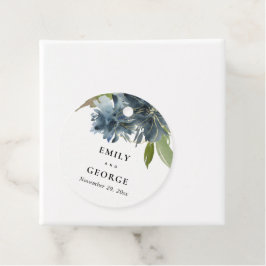 ETIQUETAS PARA RECUERDOS BODA DE LA FLORACIÓN DE COLOR DE AGUA VERDE DE ORO