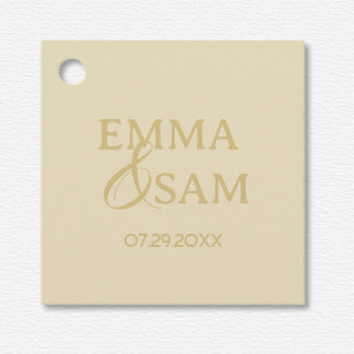 Etiquetas Para Recuerdos Boda de Lotus blanco