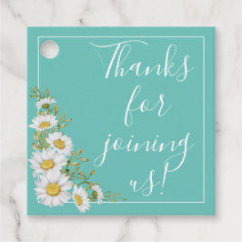 Etiquetas Para Recuerdos Boda de mareas Verde azuladas y blancas