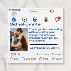 Etiquetas Para Recuerdos Boda de mensajes de Personalizados de medios socia