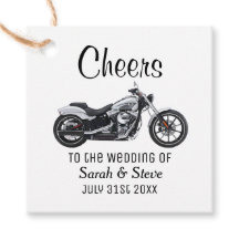 Boda de motocicleta con vientos, Novia Groom