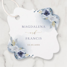 Etiquetas Para Recuerdos boda de rosas azules