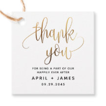 Boda de tipografía con guiones adorables con oro