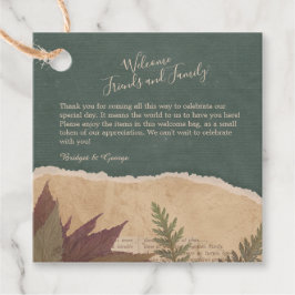 Etiquetas Para Recuerdos boda de verdor de moda de boho boho aderezado