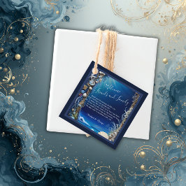 Etiquetas Para Recuerdos boda de vibración de la costa azul