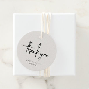Etiquetas Para Recuerdos Boda elegante atemporal en beige neutro