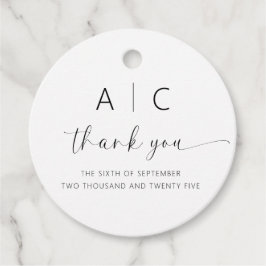 Etiquetas Para Recuerdos Boda elegante Minimalista moderna