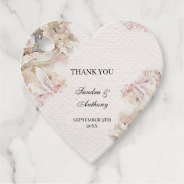 Etiquetas Para Recuerdos Boda floral de color de agua delgada