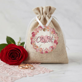 Etiquetas Para Recuerdos Boda floral de primavera romántica rosa y rojo