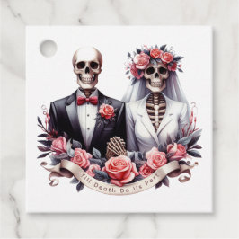 Etiquetas Para Recuerdos "Boda Gótica 'Hasta que la Muerte nos Separe'"