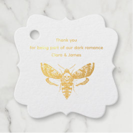 Etiquetas Para Recuerdos Boda gótico | Moda y encaje negro y blanco