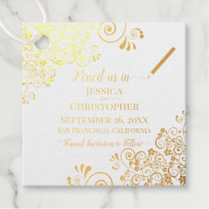 Etiquetas Para Recuerdos Boda Lázcannos en Save the Date Elegant Black