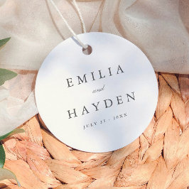 Etiquetas Para Recuerdos Boda Minimalista Boho Simple