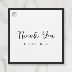 Etiquetas Para Recuerdos Boda Minimalista Tipografía Moderna