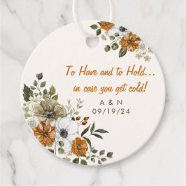 Etiquetas Para Recuerdos Boda otoño lanza flores rusticas