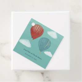Etiquetas Para Recuerdos Boda personalizada de globos de aire caliente pint