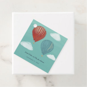 Etiquetas Para Recuerdos Boda personalizada de globos de aire caliente pint