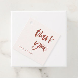 Etiquetas Para Recuerdos Boda rosa de nieve moderno y elegante