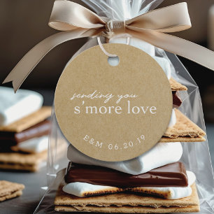 Etiquetas Para Recuerdos Boda Rústica Kraft S'mores