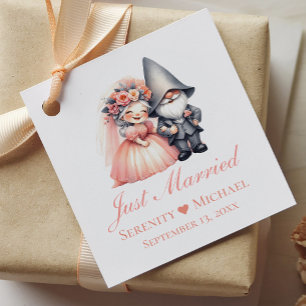 Etiquetas Para Recuerdos Boda rústico de Gnome Gnome