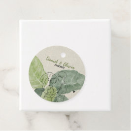 Etiquetas Para Recuerdos Boda Rústico Floral Vintage