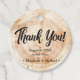 Etiquetas Para Recuerdos Boda Rústico Wood Cut Gracias