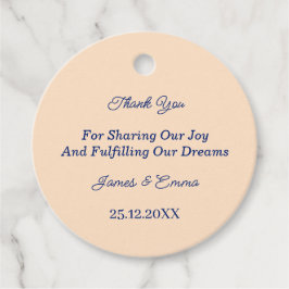 Etiquetas Para Recuerdos Boda simple personalizado de color beige