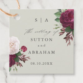 Etiquetas Para Recuerdos Bodas Florales Vintage Blooms 