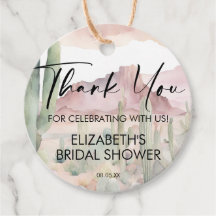 Boho Acuarela Naturaleza Desierto Cactus Gracias