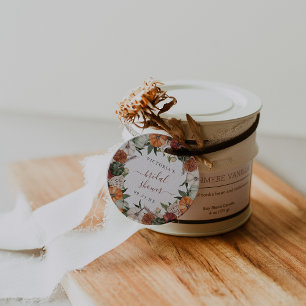 Etiquetas Para Recuerdos Boho Autumn Bridal Shower