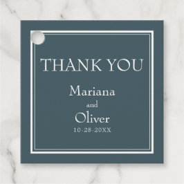 Etiquetas Para Recuerdos Boho Blue Modern Minimalista