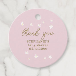 Etiquetas Para Recuerdos Boho Daisies Rubor Oro Rosa Oh Niña Ducha