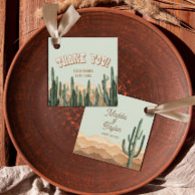 Boho Desert Cactus Western Gracias