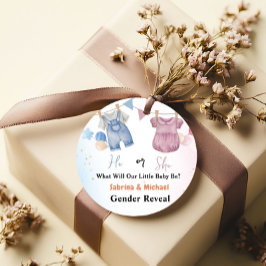 Etiquetas Para Recuerdos Boho Fiesta de Revelación de Nacimiento Vintage