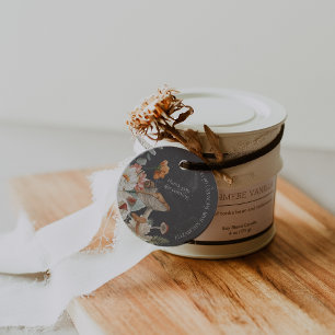 Etiquetas Para Recuerdos Boho Floral Champiñón Botánico Shower de Bebé