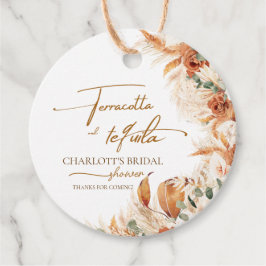 Etiquetas Para Recuerdos Boho Terracotta and Tequila Bridal Shower