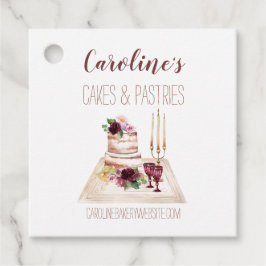 Etiquetas Para Recuerdos Boho Wine Baking Bakery Pasteles Boutique
