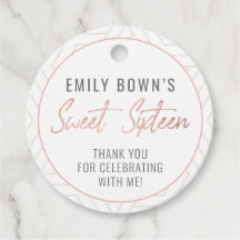 Bolsas de Favor de la Fiesta de Cumpleaños Moderna