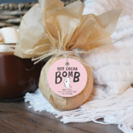 Etiquetas Para Recuerdos Bomba de chocolate caliente favorece Halloween ros