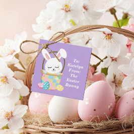 Etiquetas Para Recuerdos Bonito Fiesta de Personalizable conejo de Pascua M