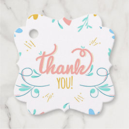 Etiquetas Para Recuerdos Bonito Floral Gracias