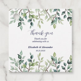 Etiquetas Para Recuerdos Bonito simple minimalista deja ramas boda