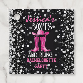 Etiquetas Para Recuerdos Boots rosados y la fiesta de la bachillerato