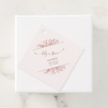 *Borde de flores silvestres rosadas “Baby in Bloom