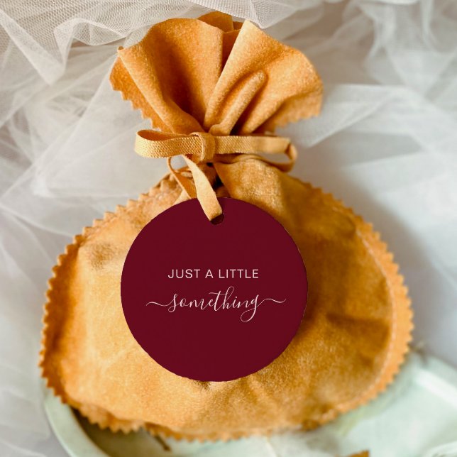 Etiquetas Para Recuerdos Borgoña sólo un poco de algo en todas las ocasione (Subido por el creador)