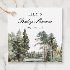 Etiquetas Para Recuerdos Bosque de bosques de selva acuático ruso Baby Show