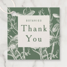 Botánica Dark Sage Cream Floral Moderno Gracias