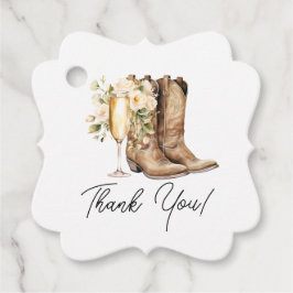 Etiquetas Para Recuerdos Botas Elegantes y Bridal Shower Burbujeante