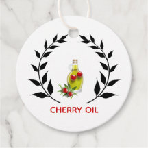 Botella de aceite de cerezo productos de cocina ca